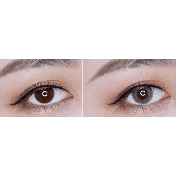 LensTown Lighly Lily Gray (20p) colored contact lens, 13.2mm graphic diameter, Daily wear