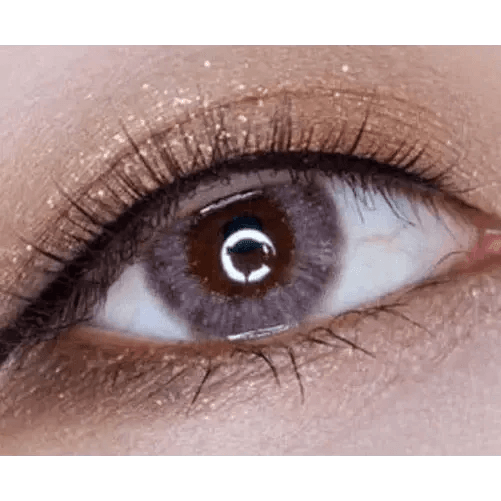 LensTown Lighly Lily Marry Pink (20p) — single-eye close-up showing the contact lens appearance