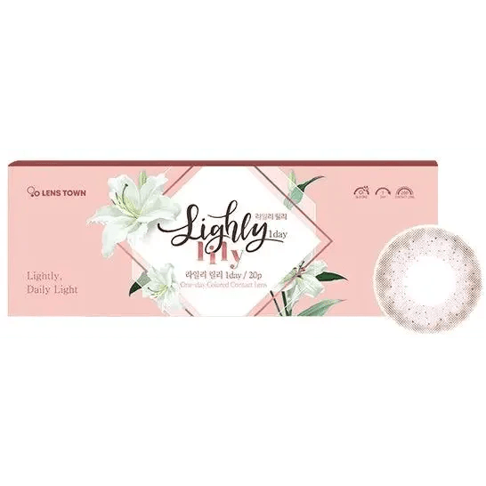 LensTown Lighly Lily Pink (20p) — contact lens packaging