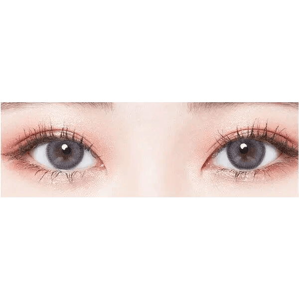 LensTown Lighly Rose Berry (30p) — both eyes wearing the contact lenses