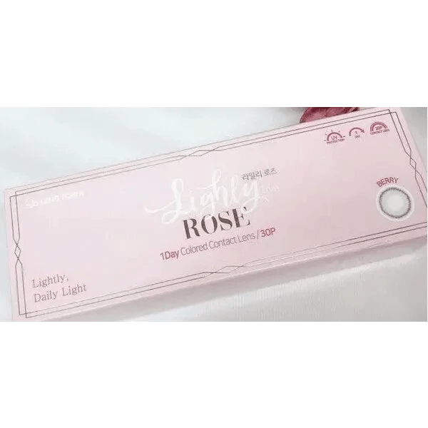 LensTown Lighly Rose Berry (30p) — contact lens packaging