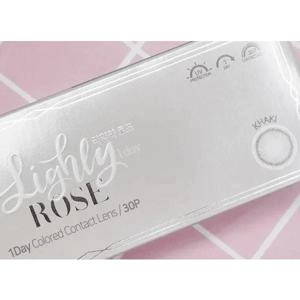 LensTown Lighly Rose Khaki (30p) — contact lens packaging