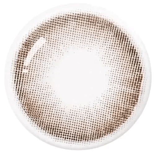 Olens Loving U Choco colored contact lens, 13.0mm graphic diameter, 3-6 Months wear
