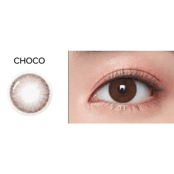 Olens Loving U Choco — contact lens appearance comparison