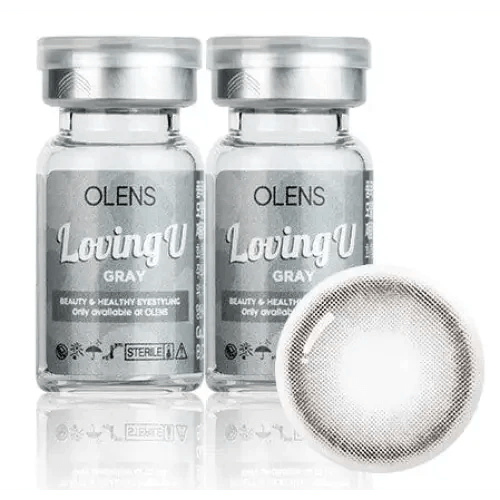 Olens Loving U Gray — contact lens packaging