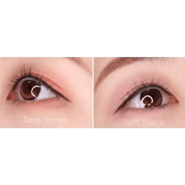 LensVery Lumie Soft Black colored contact lens, 13.1mm graphic diameter, Monthly wear