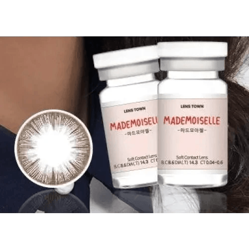 LensTown Mademoiselle Gray — contact lens packaging