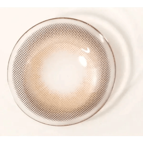 LensVery Mauve Milk Brown colored contact lens, 13.1mm graphic diameter, Monthly wear