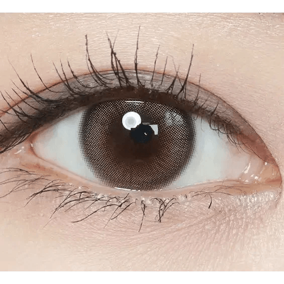LensVery Mauve Milk Brown colored contact lens, 13.1mm graphic diameter, Monthly wear