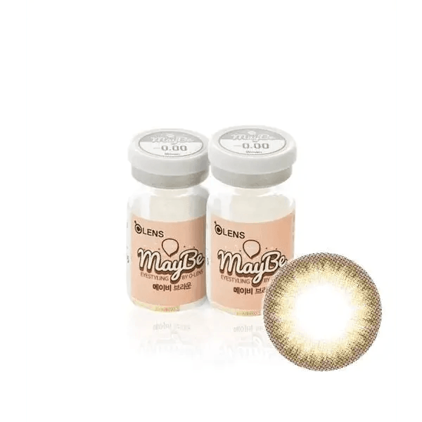 Olens Maybe Brown — contact lens packaging