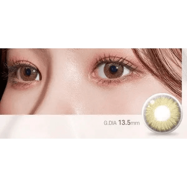 LensTown Mio Blonde Hazel — contact lens product information graphic