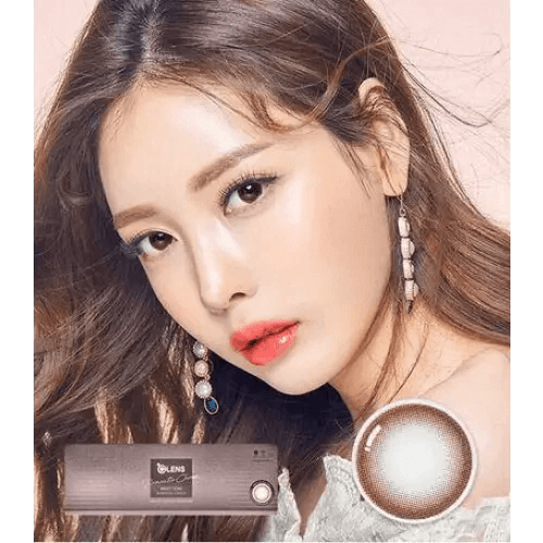 Olens Misty Romantic Choco (20p) colored contact lens, 13.2mm graphic diameter, Daily wear