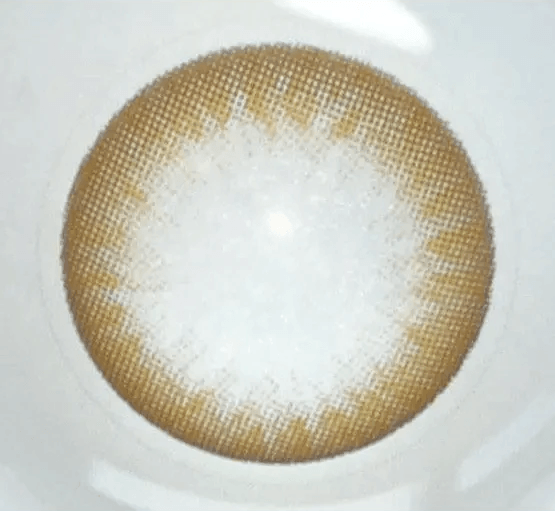 Olens Misty Romantic Hazel (20p) — close-up of the contact lens design