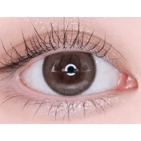 Olens Mood Night Mood Brown Toric colored contact lens, 13.3mm graphic diameter, Monthly wear