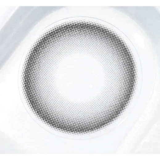 Olens Mood Night Mood Gray Toric colored contact lens, 13.3mm graphic diameter, Monthly wear