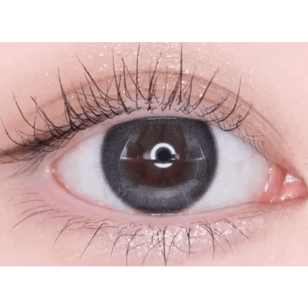 Olens Mood Night Mood Gray Toric colored contact lens, 13.3mm graphic diameter, Monthly wear