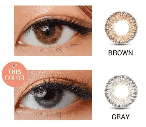 LensVery My Ann Something Gray — contact lens appearance comparison
