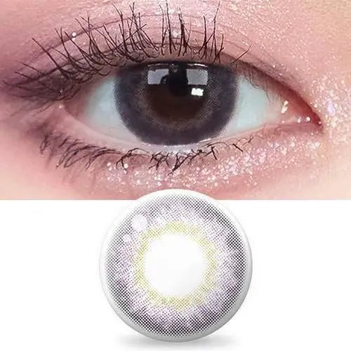 LensTown New Vanilla Candy Brown colored contact lens, 13.4mm graphic diameter, 3-6 Months wear