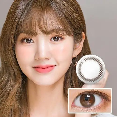 LensTown Nudy Coco Brown Toric colored contact lens, 13.0mm graphic diameter, 3-6 Months wear