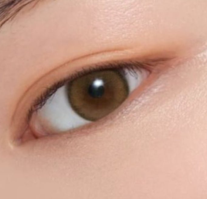 Olens Balance Brown Toric colored contact lens, 13.0mm graphic diameter, 3-6 Months wear