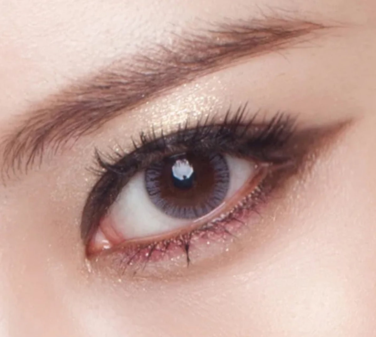 Olens Monet Gray colored contact lens, 13.0mm graphic diameter, 3-6 Months wear