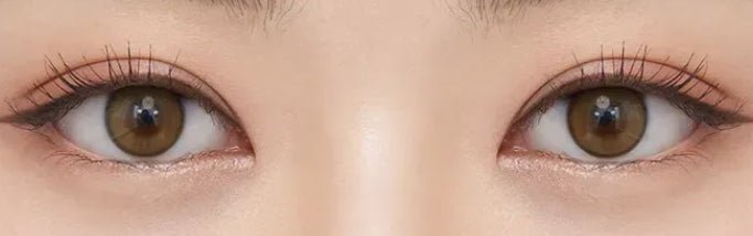 Olens Real Ring Brown Toric (For astigmatism) colored contact lens, 12.5mm graphic diameter, Monthly wear