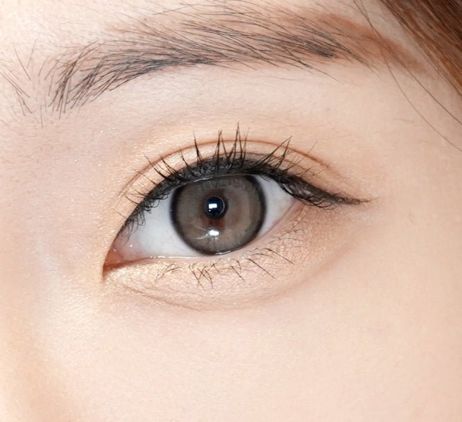 Olens Real Ring Gray Toric (For astigmatism) colored contact lens, 12.5mm graphic diameter, Monthly wear