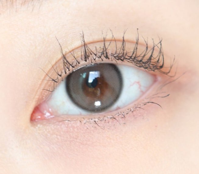 Olens Real Ring Gray Toric (For astigmatism) colored contact lens, 12.5mm graphic diameter, Monthly wear