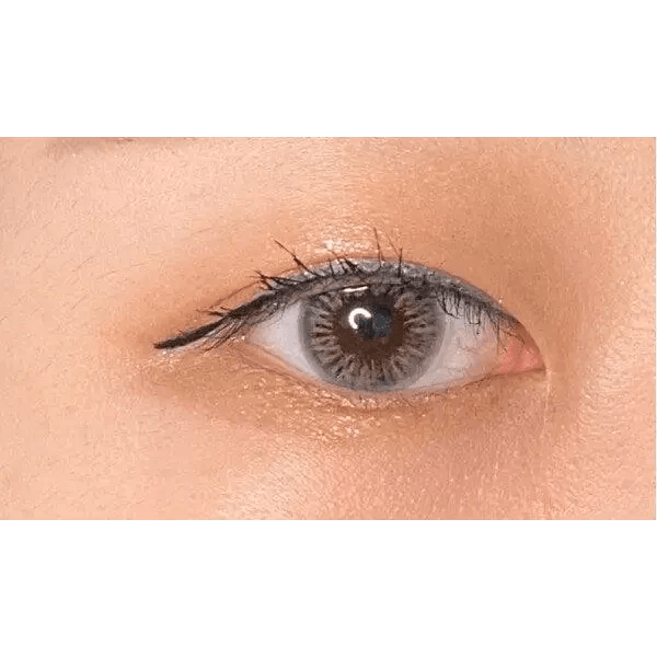 Olens Seolem 3 Color Gray — single-eye close-up showing the contact lens appearance