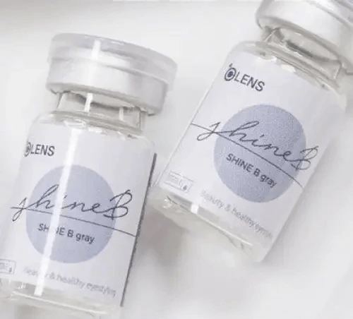 Olens ShineB Gray — contact lens packaging