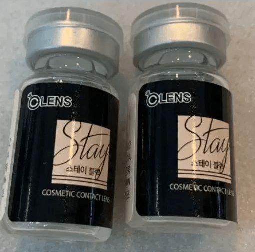 Olens Stay Black — contact lens packaging