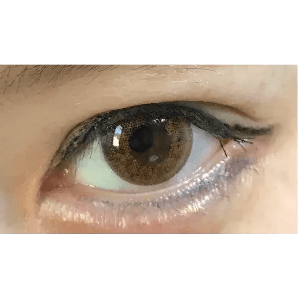 Olens Style Pop 3 Cone Brown colored contact lens, 13.5mm graphic diameter, 3-6 Months wear