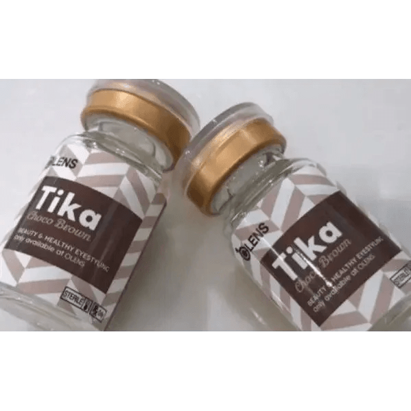 Olens Tika Chocolate Brown — contact lens packaging