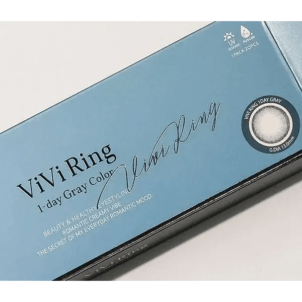 Olens ViVi Ring 1Day Gray (20p) — contact lens packaging