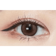 Olens ViVi Ring Choco colored contact lens, 13.0mm graphic diameter, Monthly wear