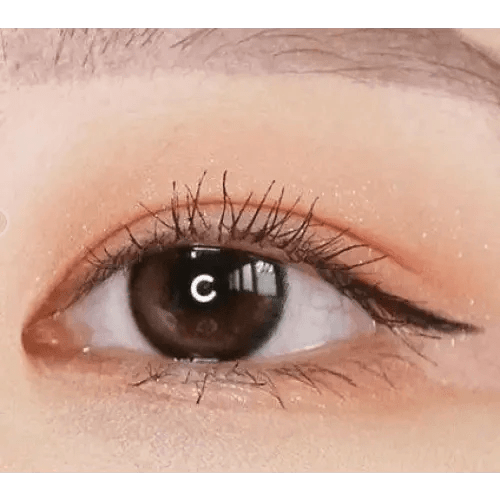 Olens ViVi Ring Choco colored contact lens, 13.0mm graphic diameter, Monthly wear