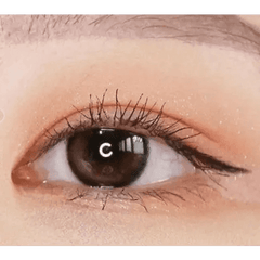 Olens ViVi Ring Choco colored contact lens, 13.0mm graphic diameter, Monthly wear
