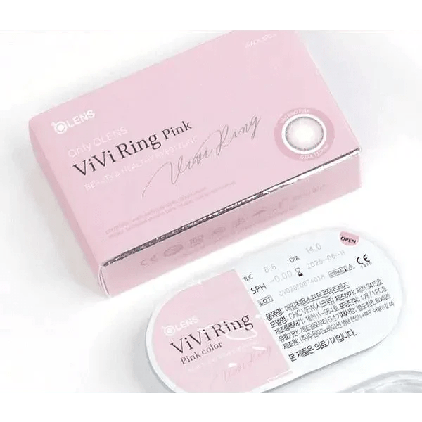 Olens ViVi Ring Pink — contact lens packaging