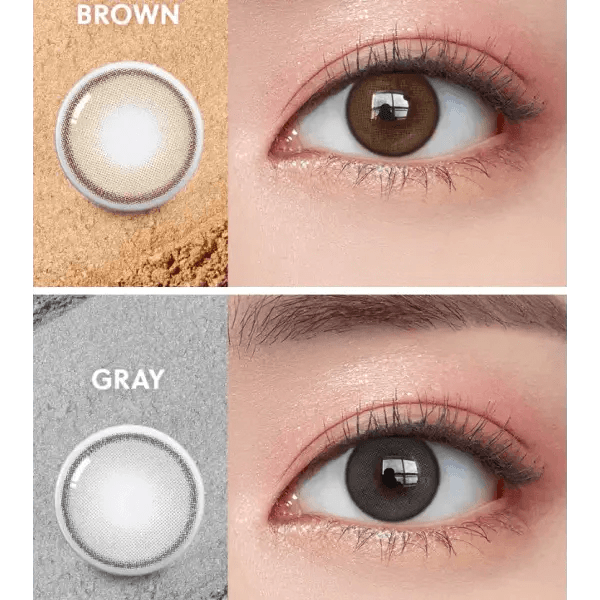 Olens Winsome Brown colored contact lens, 12.8mm graphic diameter, 3-6 Months wear
