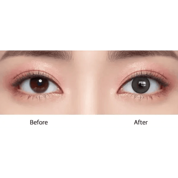 Olens Winsome Gray colored contact lens, 12.8mm graphic diameter, 3-6 Months wear