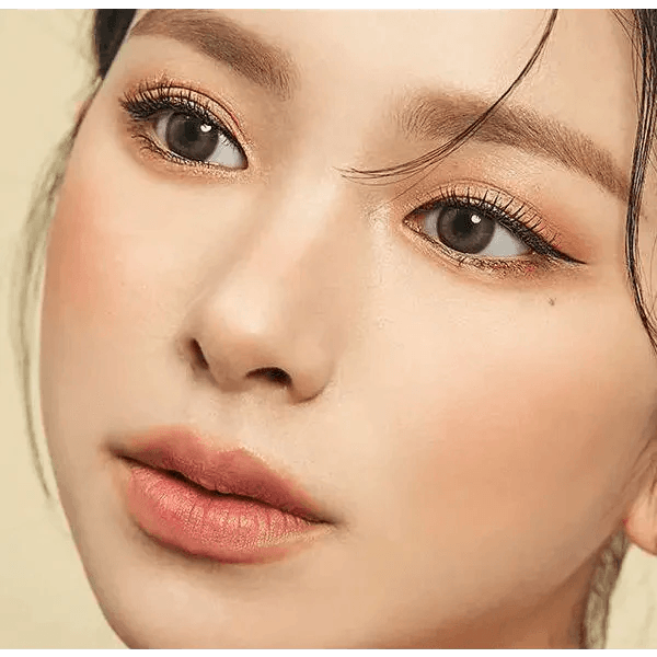 LensTown Olly 2 Brown — model portrait showing the contact lens look