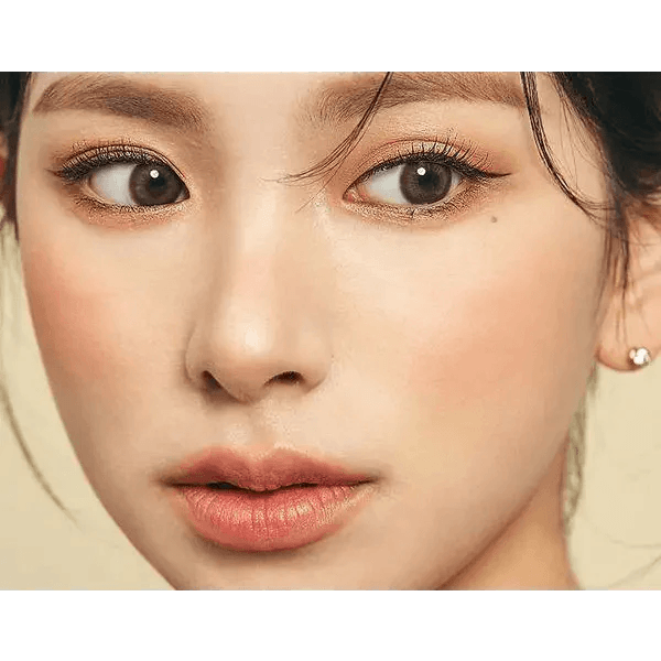 LensTown Olly 2 Brown — model portrait showing the contact lens look