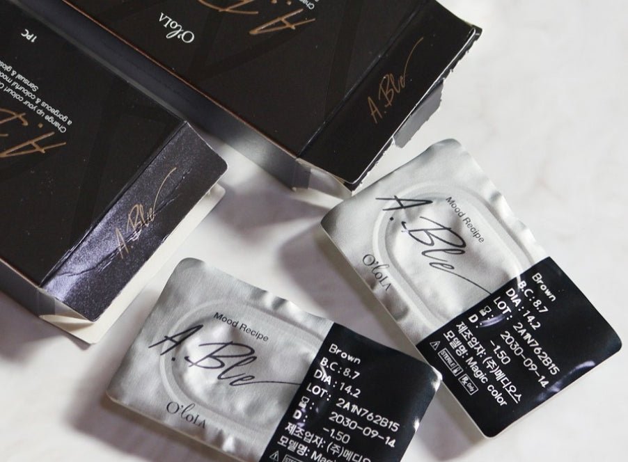 Olola A.ble Brown — monthly colored contact lenses, 13.2mm graphic diameter