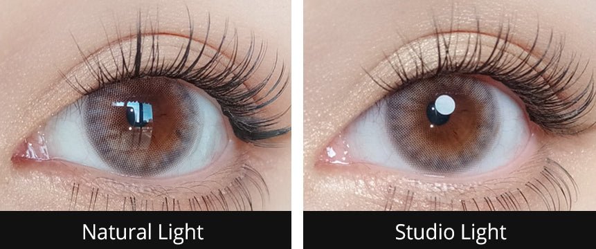 Olola A.muse Gray — monthly colored contact lenses, 13.2mm graphic diameter