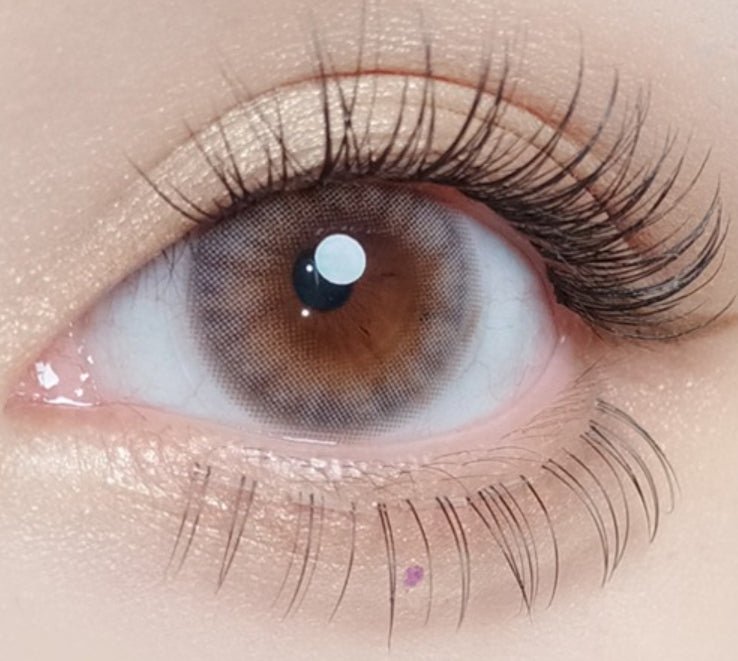 Olola A.muse Gray — monthly colored contact lenses, 13.2mm graphic diameter