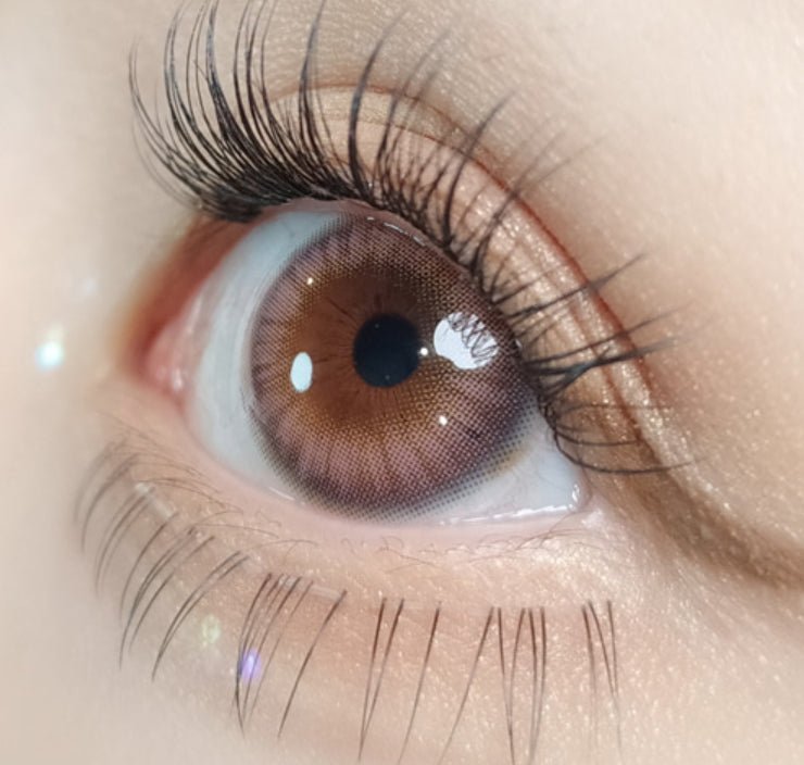 Olola Blow Sunset Pink — monthly colored contact lenses, 13.2mm graphic diameter