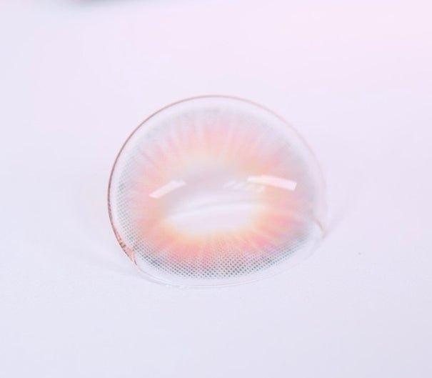 Olola Blow Sunset Pink — monthly colored contact lenses, 13.2mm graphic diameter