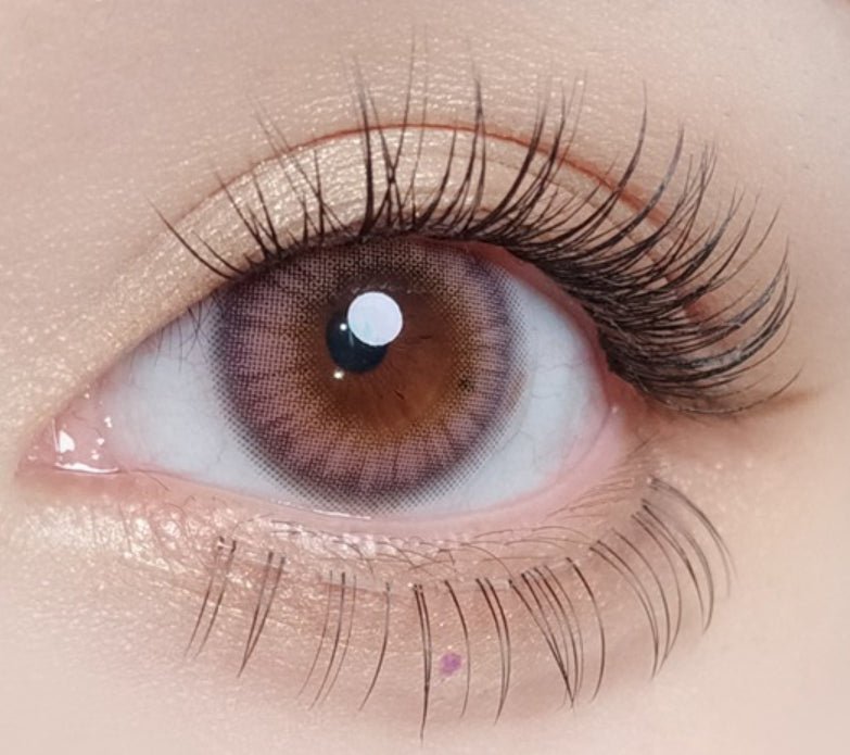 Olola Blow Sunset Pink — monthly colored contact lenses, 13.2mm graphic diameter