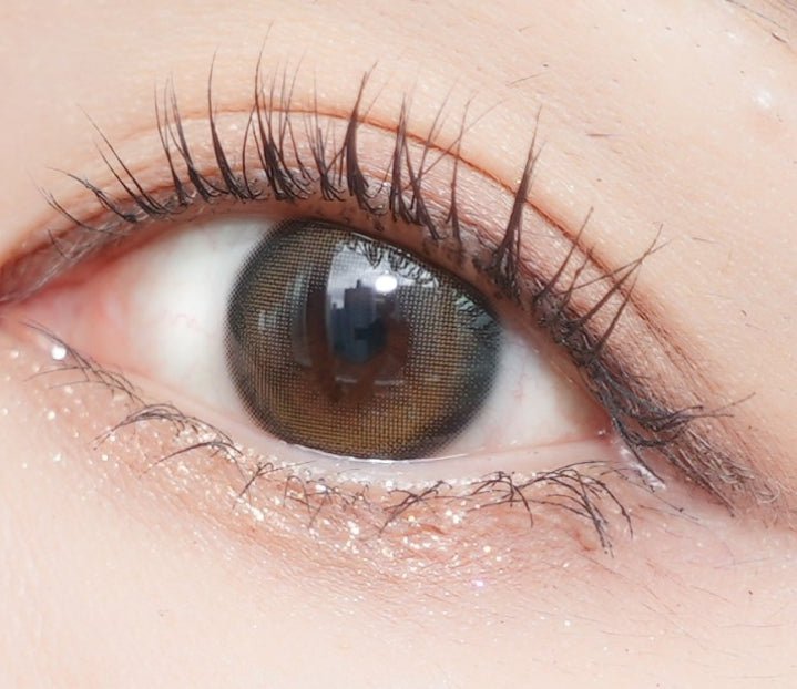 Olola Blurring Brown — monthly colored contact lenses, 13.2mm graphic diameter