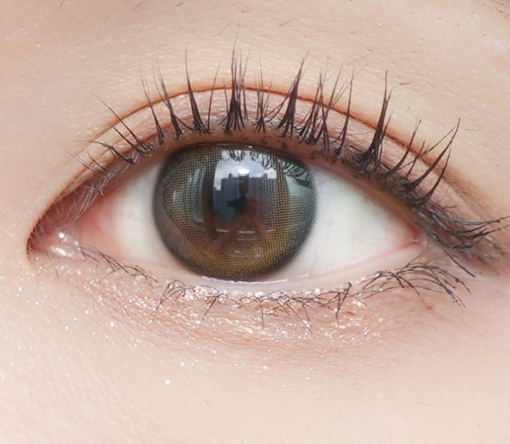 Olola Blurring Brown — monthly colored contact lenses, 13.2mm graphic diameter